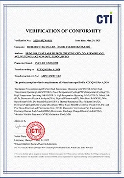 Verification of Conformity for AEC-Q102 Certification
